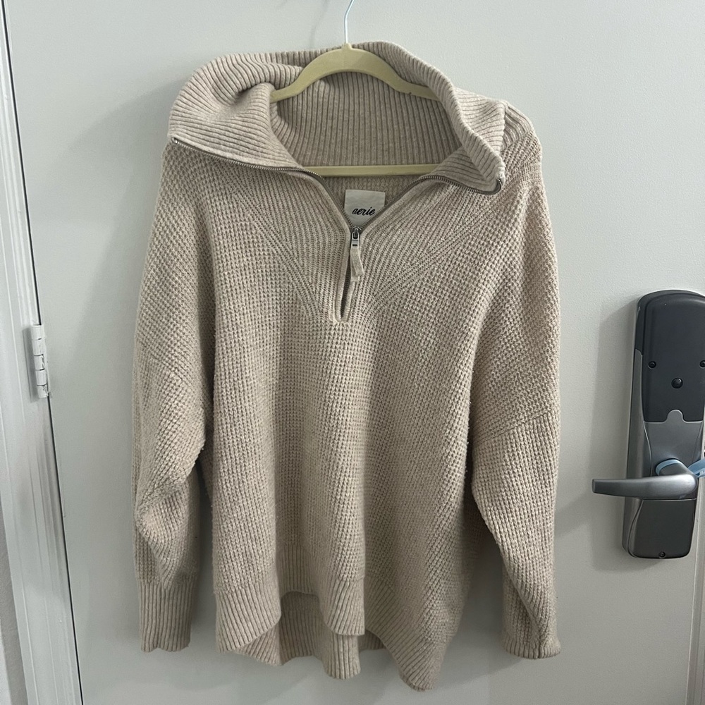 Aerie half zip comfy jacket